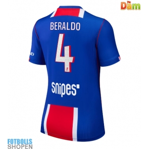 Billiga Paris Saint-Germain Lucas Beraldo #4 Hemmatröja Dam 2026-27 Kortärmad